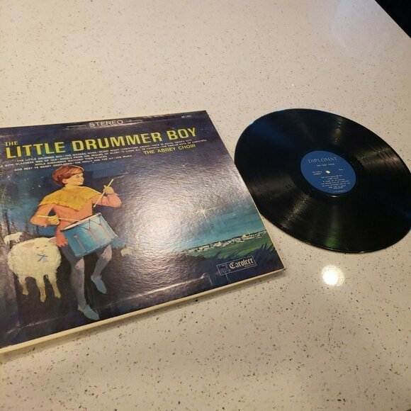 The Little Drummer Boy By The Abbey Choir Vinyl Caroleer Records SX 1701 - Picture 2 of 5